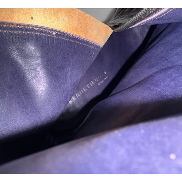 Vintage Y2K Kenneth Cole New York Brown Cognac Leather City Boots Women’s 8.5 - Picture 11 of 11